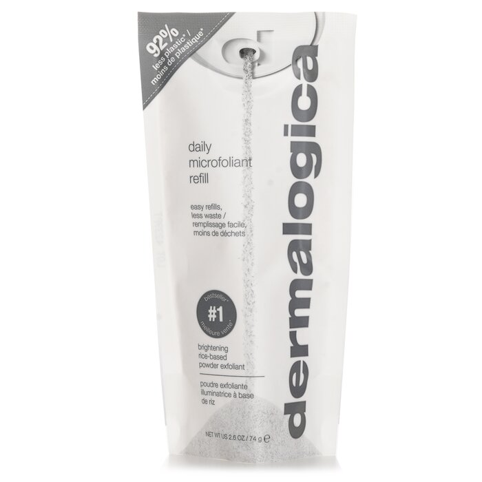 Dermalogica daily microfoliant refill 74g/2.6oz with rice enzymes for gentle exfoliation for face