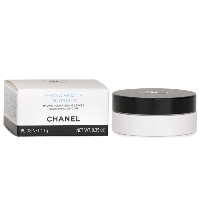 Chanel Brand: ChanelOld Name: Hydra Beauty Nutrition Nourishing Lip Care 10g/0.35ozSize: 10g/0.35ozDescription: Hydra Beauty Nutrition Nourishing Lip CareExperience the luxury of hydration with Chanel'sHydra Beauty Nutrition Nourishing Lip Care. This exquisite l