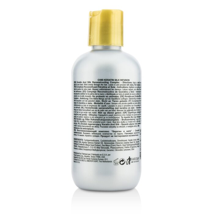 Chi Chi Keratin Silk Infusion with keratin and silk for dry, damaged hair 177ml/6oz