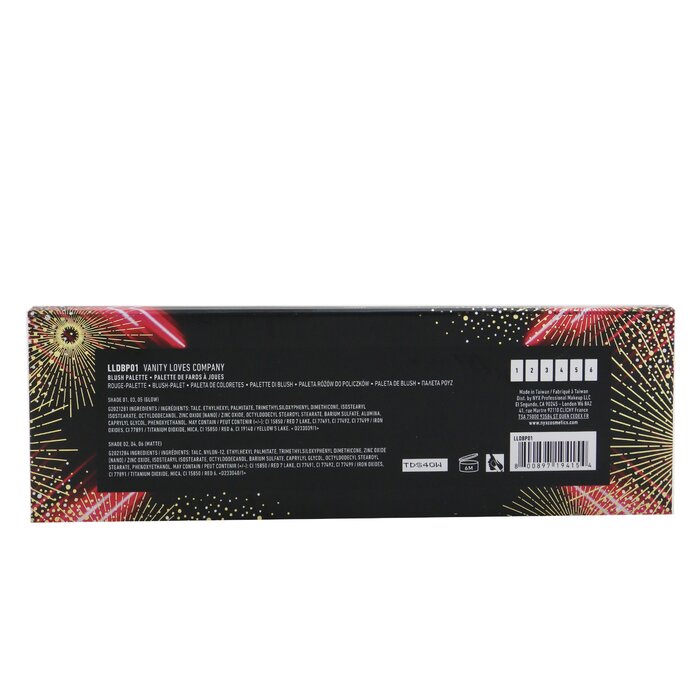 NYX NYX Love Lust Disco Blush Palette - Vanity Loves Company 6x5g/0.17oz