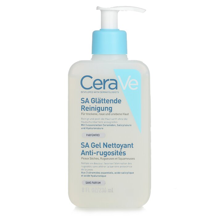 CeraVe CeraVe SA smoothing cleanser with salicylic acid for face and body 473ml/16oz
