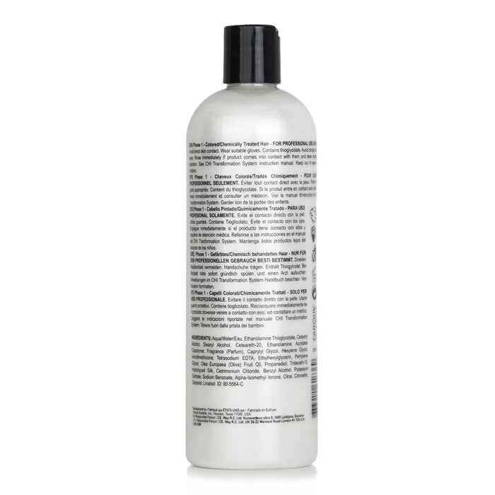 Chi Chi Transformation System Phase 1 Solution for colored and chemically treated hair 473ml/16oz