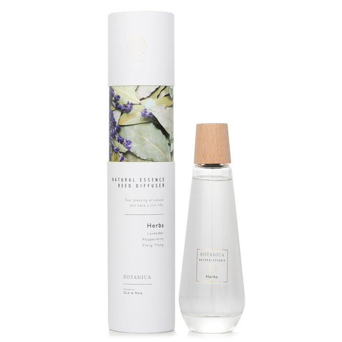 Botanica Shizen natural essence reed diffuser 140ml with herbs