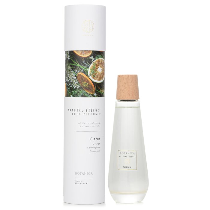 Botanica Shizen natural essence reed diffuser, citrus, 140ml/4.73oz