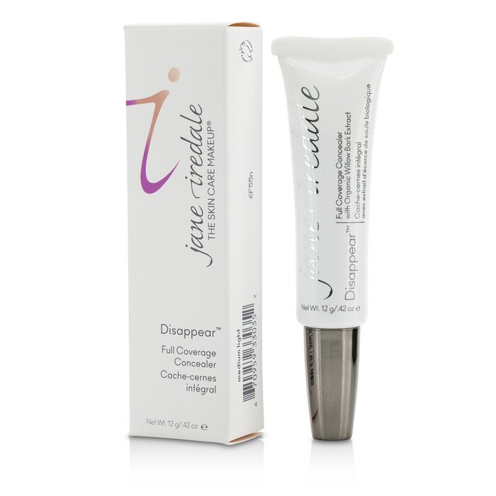 Jane Iredale Jane Iredale Disappear full coverage concealer 12g/0.42oz with organic willow bark extract for flawless complexion