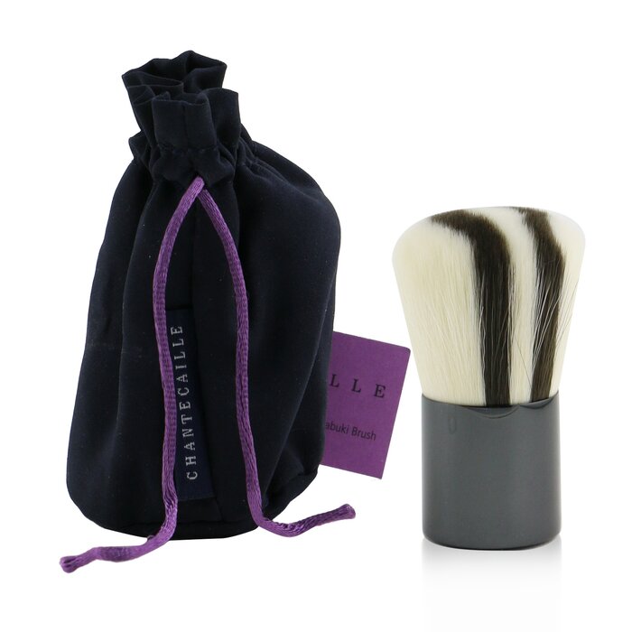 Chantecaille Chantecaille kabuki brush with gunmetal handle