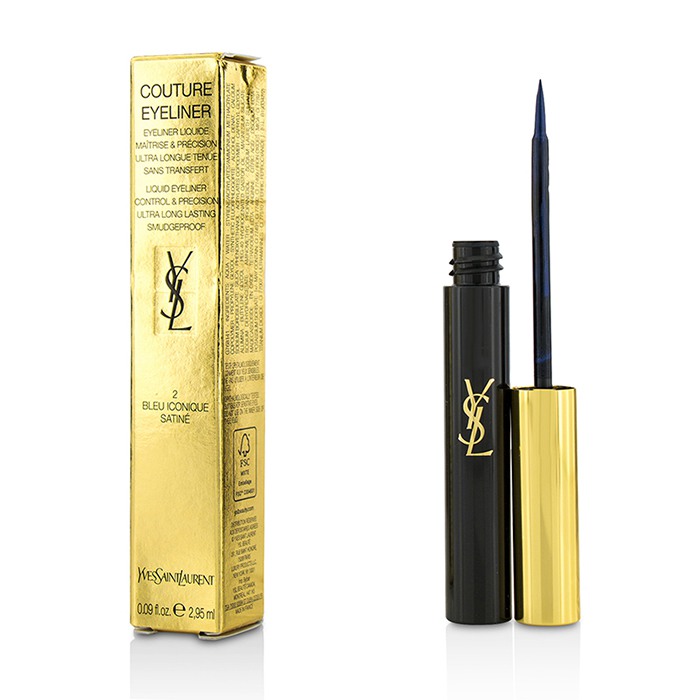 Yves Saint Laurent Yves Saint Laurent Couture liquid eyeliner 2.95ml with triple lash growth complex in #1 noir minimal mat