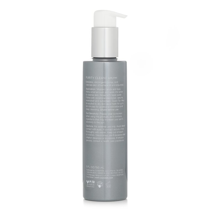 Cosmedix purity clean exfoliating cleanser 150ml/5oz
