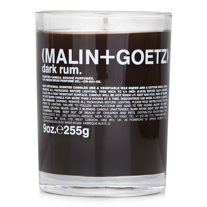 MALIN+GOETZ dark rum scented candle 260g/9oz