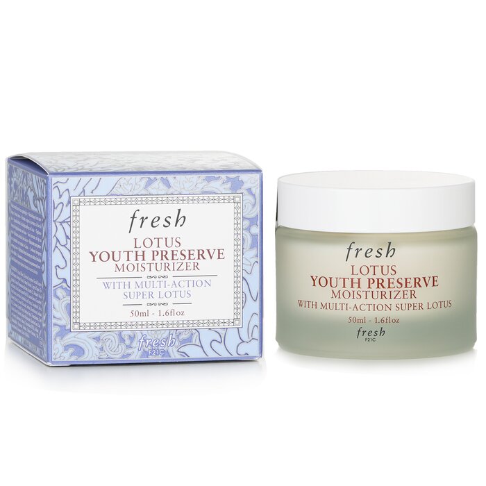 Fresh Lotus Youth Preserve Moisturizer 50ml with hyaluronic acid for face