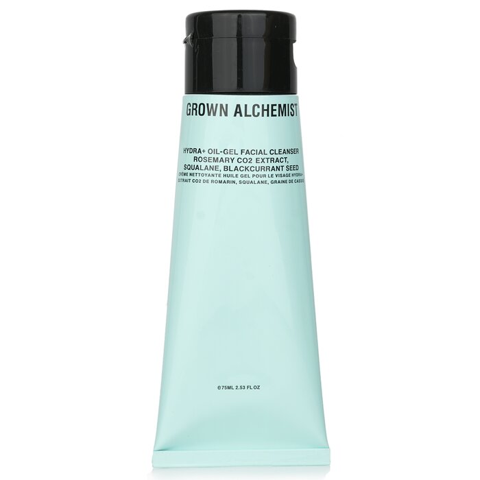Grown Alchemist Hydra+ oil-gel facial cleanser with rosemary CO2 extract, squalane, 75ml