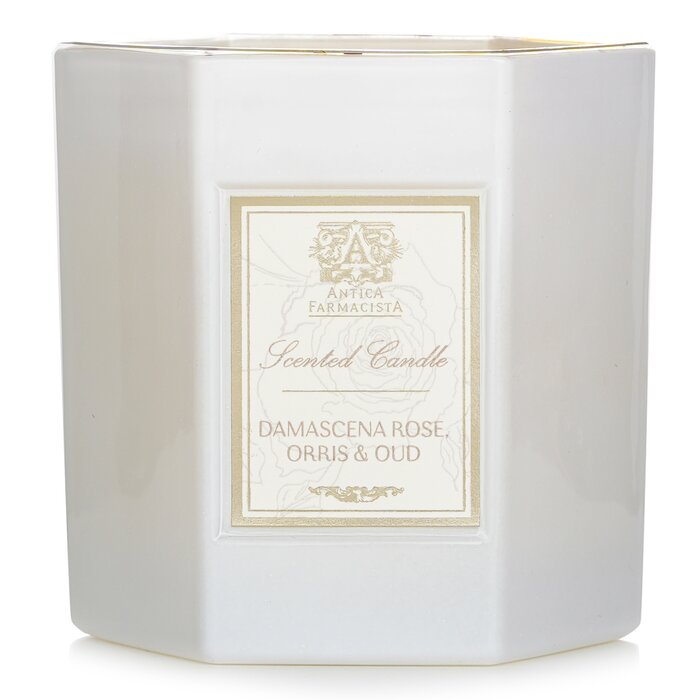 Antica Farmacista candle in damascena rose, orris & oud 255g/9oz