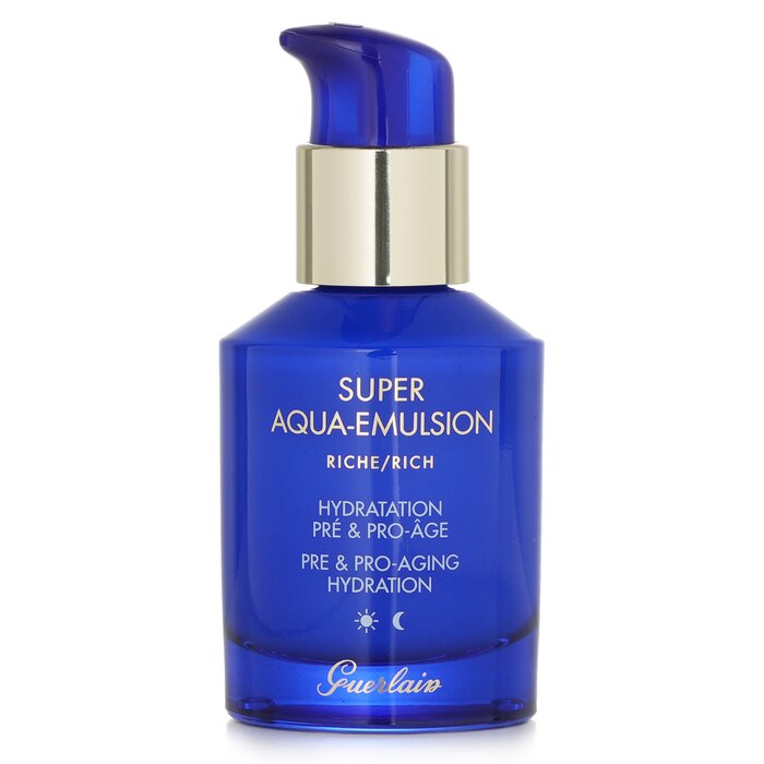 Guerlain Super Aqua Emulsion - Rich 50ml for face with Aquacomplex technology and intense hydration