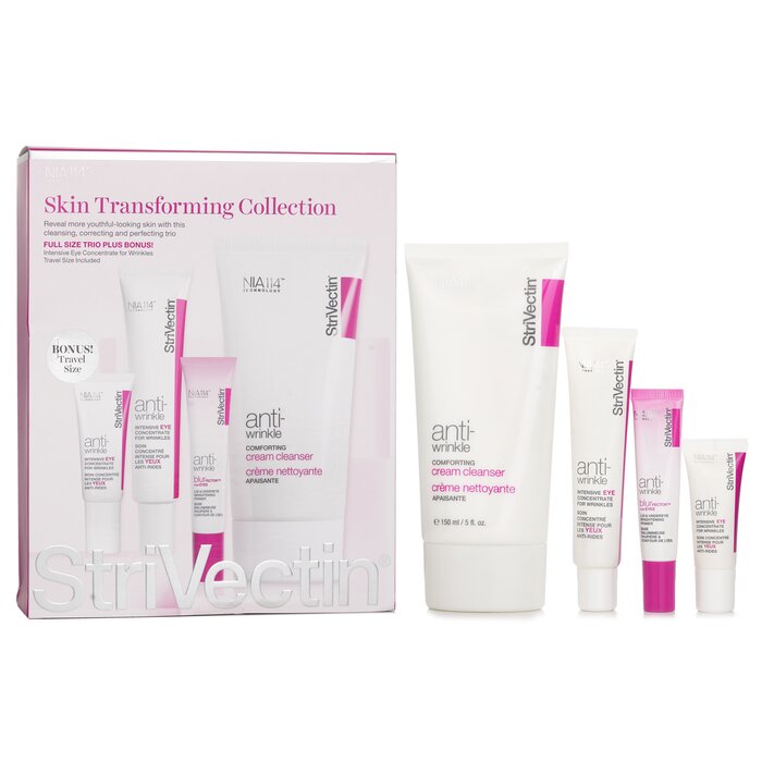 StriVectin skin transforming collection: anti-wrinkle trio for face and eyes, 4pcs