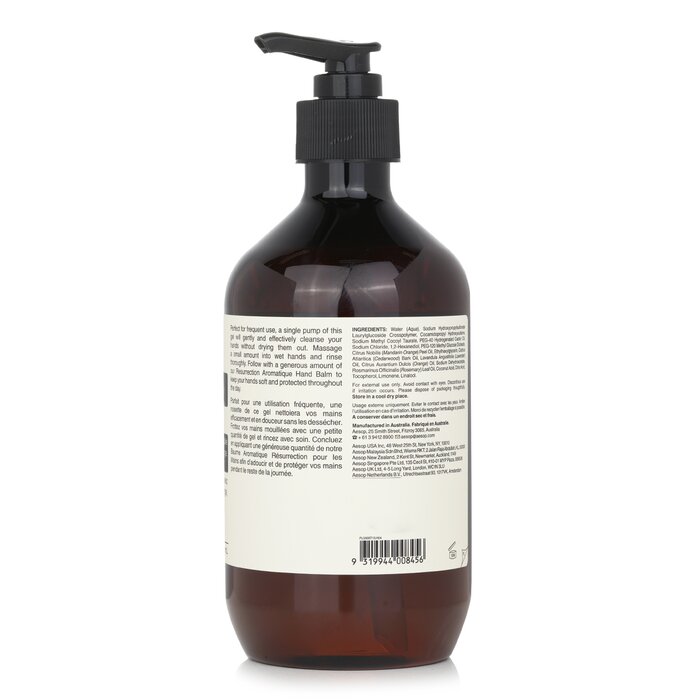 Aesop Resurrection Aromatique hand wash 500ml