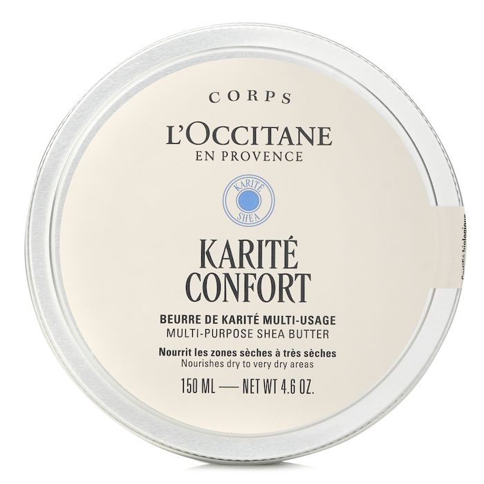 L'Occitane Organic Pure Shea Butter 150ml for dry and sensitive skin