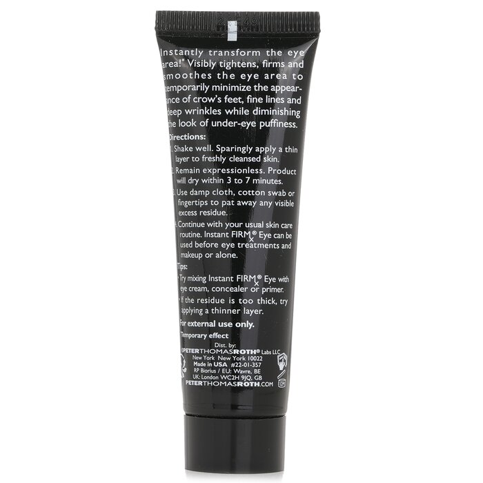 Peter Thomas Roth Instant FirmX Eye cream with firming agents for anti-aging, 30ml