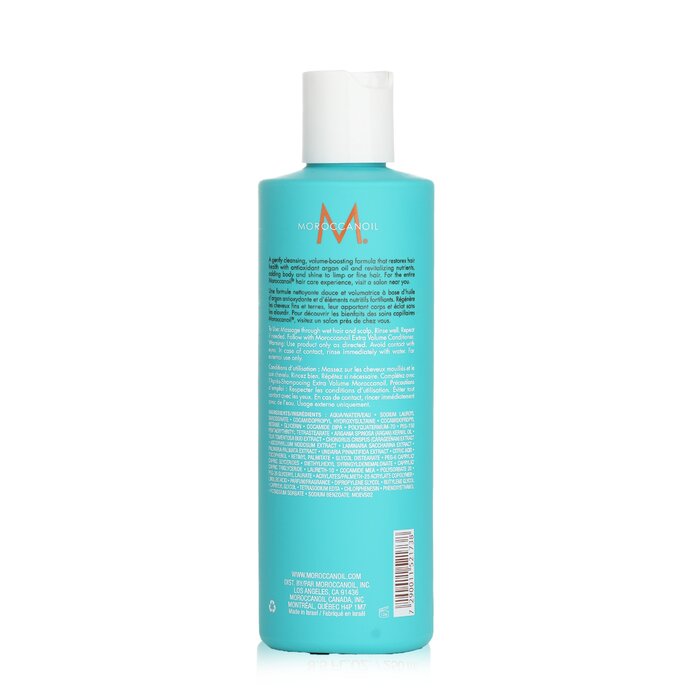 Moroccanoil extra volume shampoo for fine hair 250ml/8.5oz