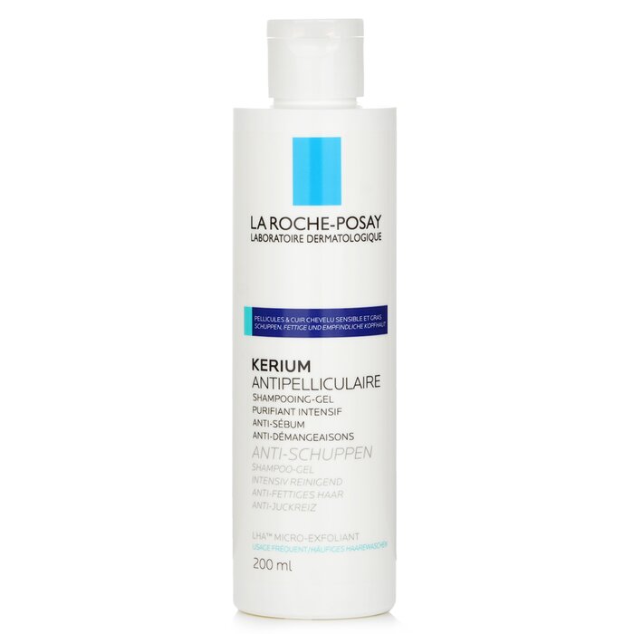 La Roche-Posay Kerium micro-exfoliating LHA gel shampoo for oily scalp 200ml