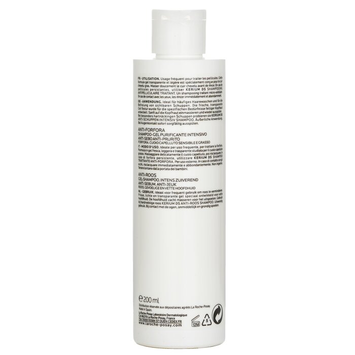 La Roche-Posay Kerium micro-exfoliating LHA gel shampoo for oily scalp 200ml