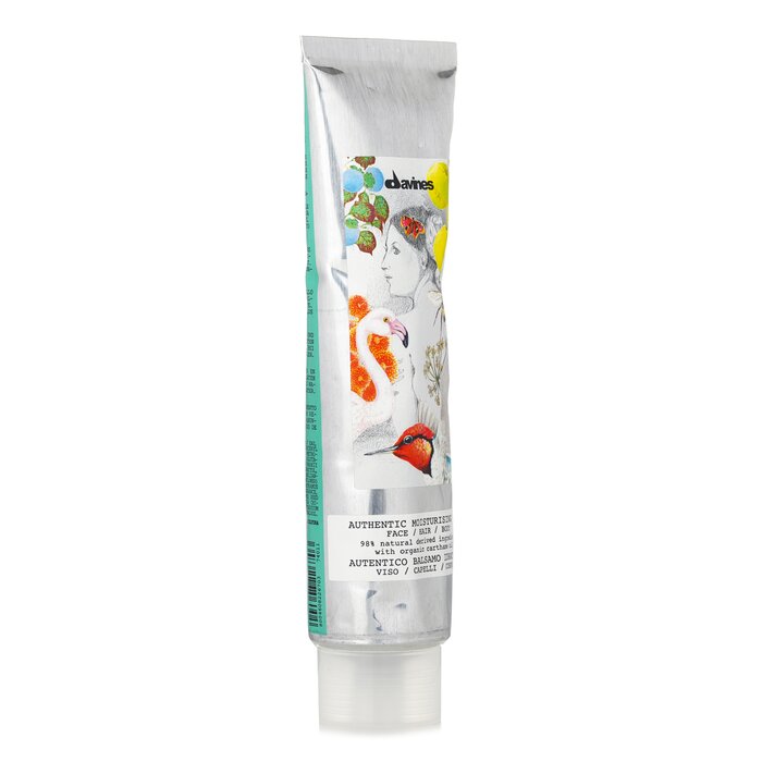 Davines authentic moisturizing balm 150ml/5.07oz for face, body, and hair with safflower and jojoba oils
