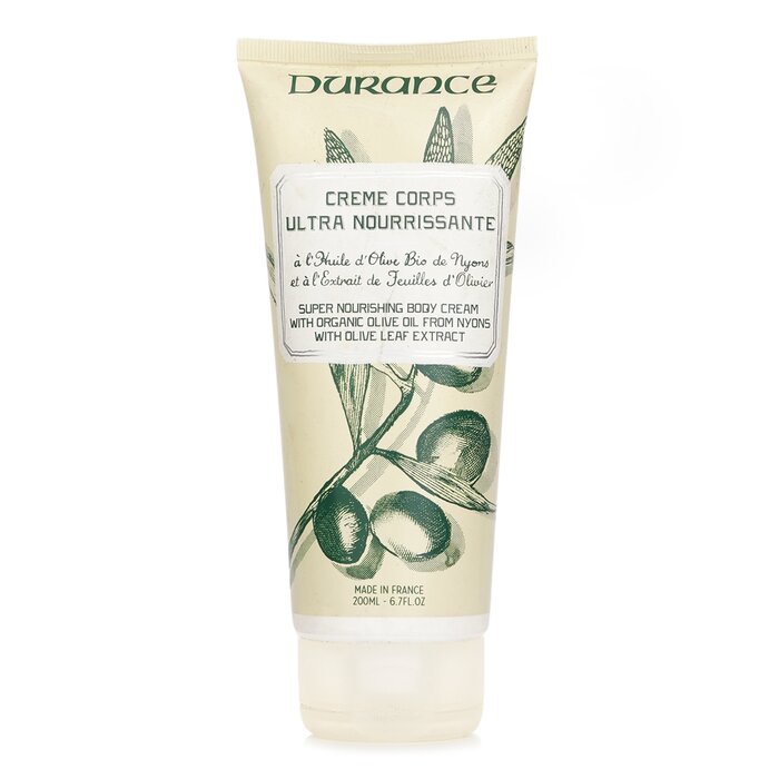 Durance super nourishing body cream with olive leaf extract 200ml