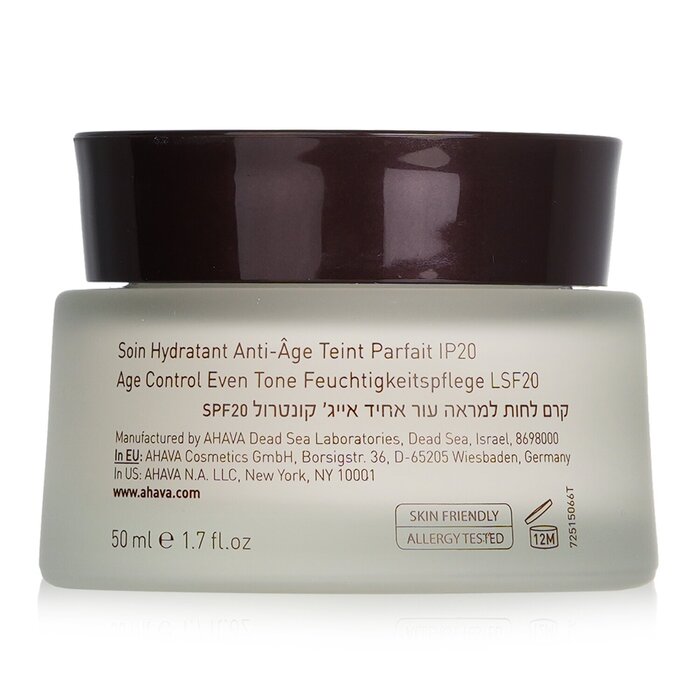 Ahava Time to Smooth Even Tone Moisturizer SPF 20 50ml/1.7oz