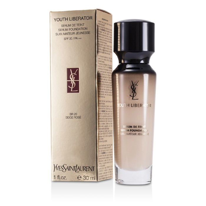 Brand: Yves Saint LaurentOld Name: Youth Liberator Serum Foundation SPF 20  # BR20 Beige RoseSize: 30ml/1ozDescription: Introducing the Yves Saint Laurent Youth Liberator Serum Foundation SPF 20 in B70 Beige, the perfect solution for achieving a radiant, 