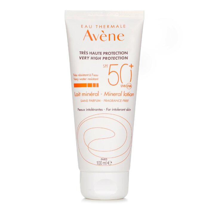 Avene very high protection mineral lotion SPF 50+ for intolerant skin 100ml/3.3oz