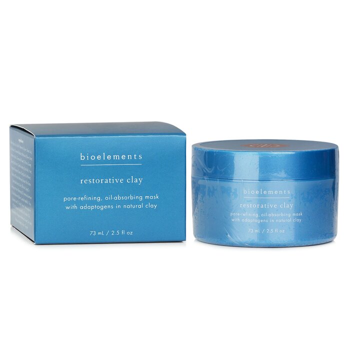Bioelements restorative clay pore-refining facial mask 73ml/2.5oz