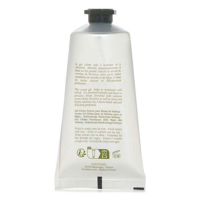 L'Occitane verveine cooling hand cream gel 75ml/2.6oz