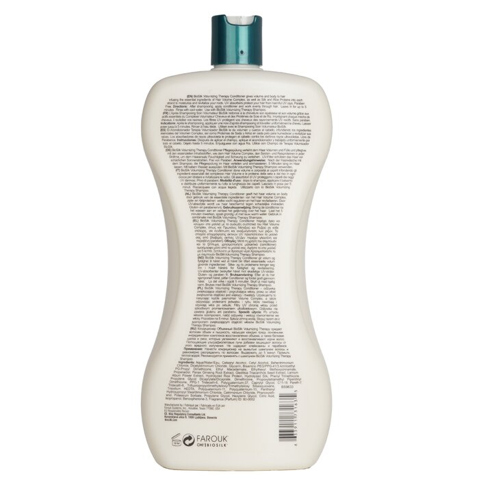 Biosilk volumizing therapy conditioner 1006ml/34oz