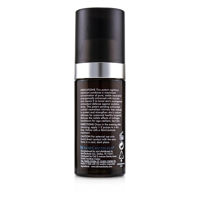 Skin Ceuticals Resveratrol B E Antioxidant Night Concentrate 30ml/1oz