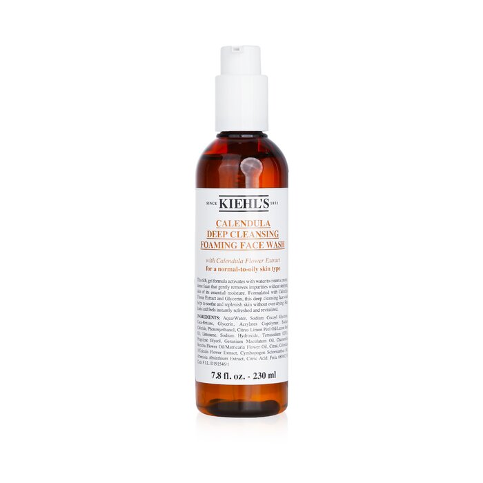 Kiehl's Calendula deep cleansing foaming face wash 230ml/7.8oz