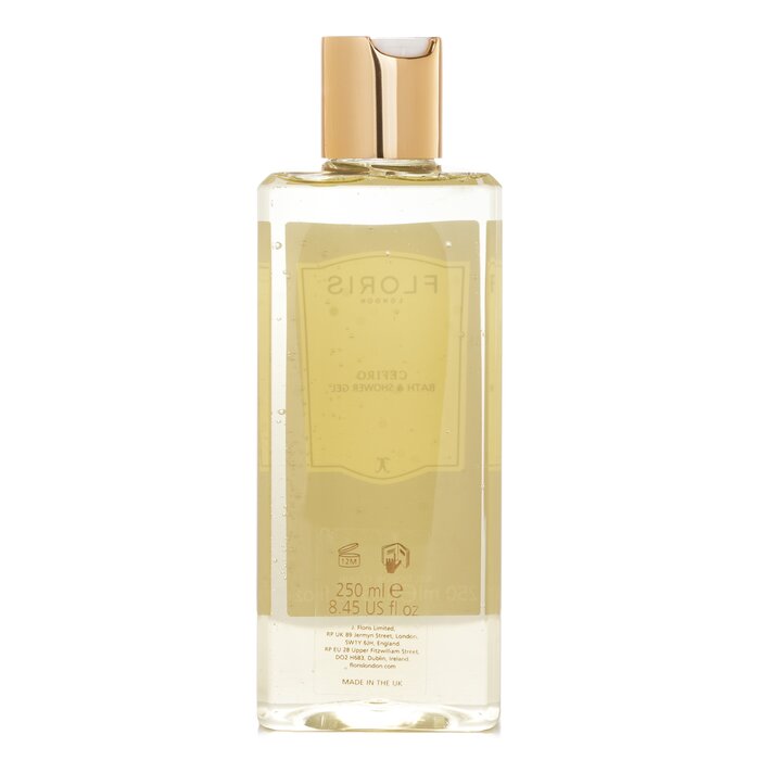 Floris moisturising bath and shower gel with olive oil 250ml/8.5oz