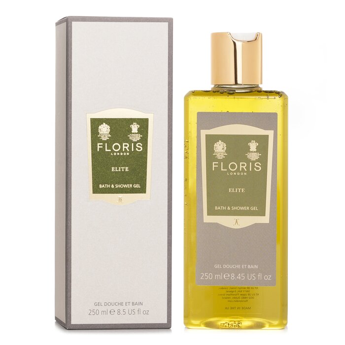 Floris elite moisturising bath and shower gel 250ml