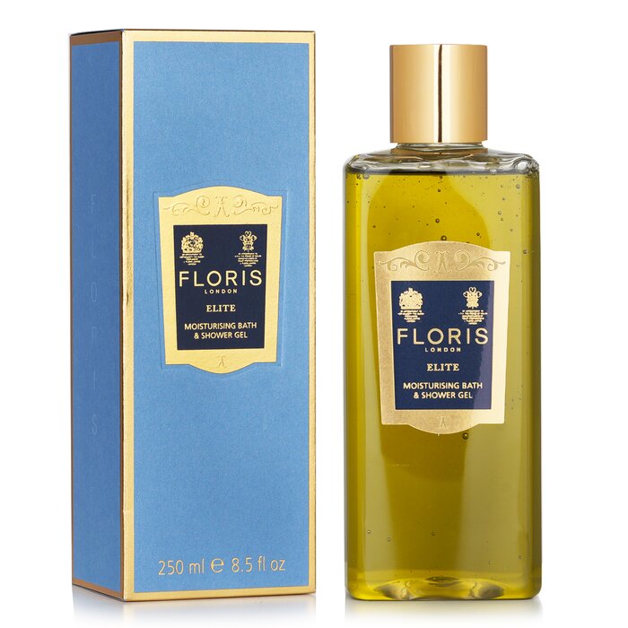 Floris elite moisturising bath and shower gel 250ml