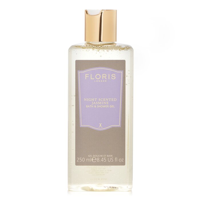 Floris Night Scented Jasmine Moisturising Bath & Shower Gel 250ml