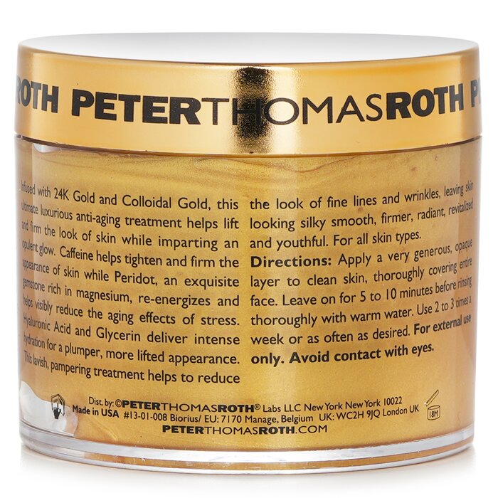 Peter Thomas Roth 24K gold mask for face 150ml/5oz