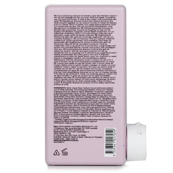 Kevin.Murphy Blonde Angel Wash colour enhancing shampoo for blonde hair 250ml/8.4oz