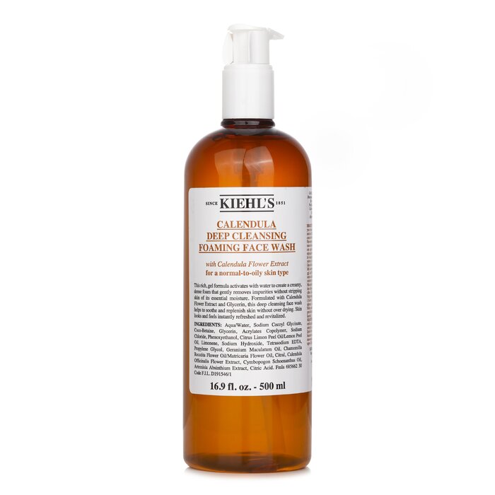 Kiehl's Calendula deep cleansing foaming face wash 500ml