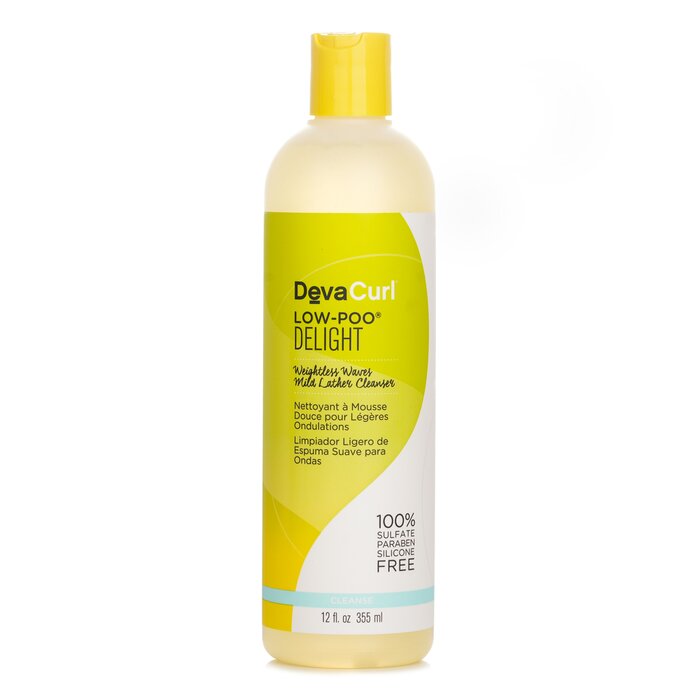 DevaCurl Low-Poo Delight weightless waves mild lather cleanser for wavy hair 355ml/12oz