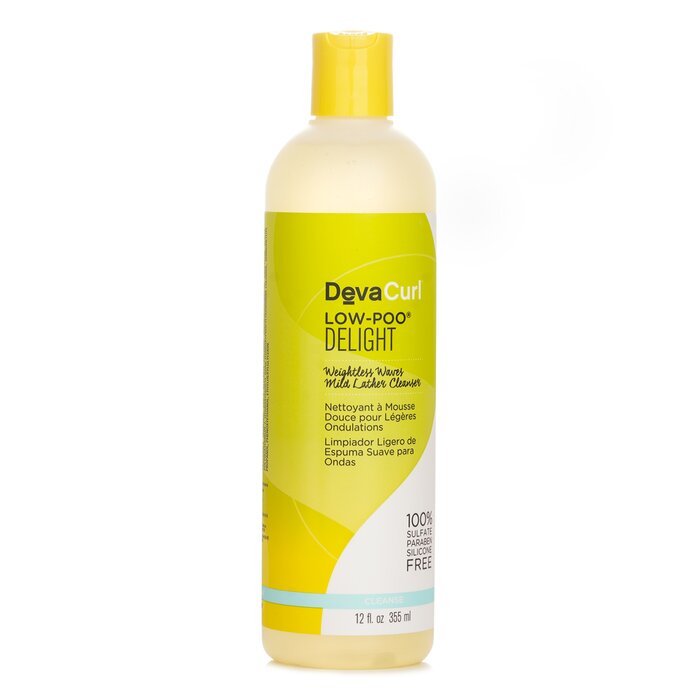 DevaCurl Low-Poo Delight weightless waves mild lather cleanser for wavy hair 355ml/12oz