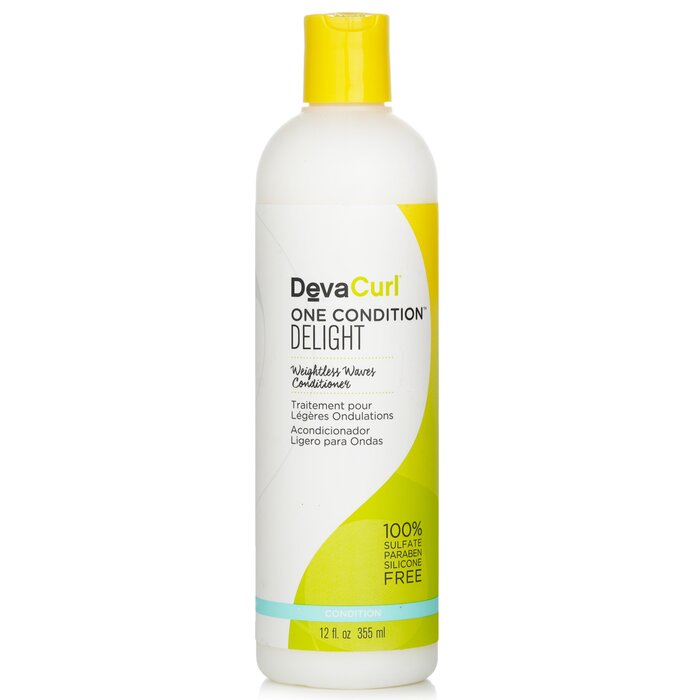 DevaCurl One Condition Delight weightless waves conditioner with rice protein for wavy hair 355ml/12oz
