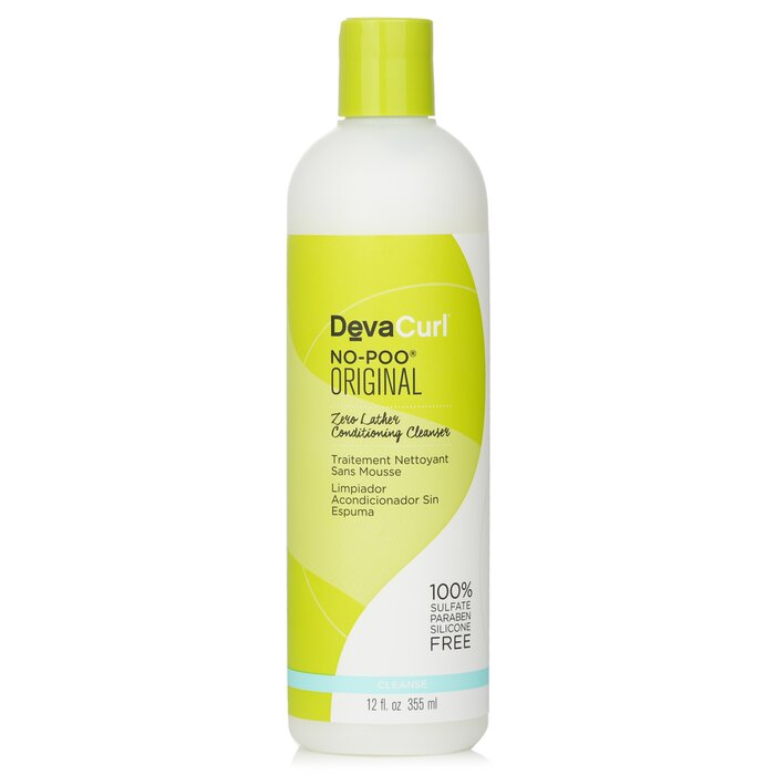 DevaCurl No-Poo Original zero lather conditioning cleanser for curly hair 355ml/12oz