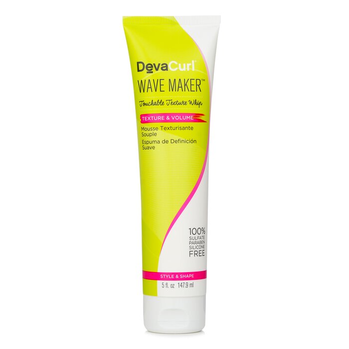 DevaCurl Wave Maker touchable texture whip for wavy and curly hair 147.9ml/5oz