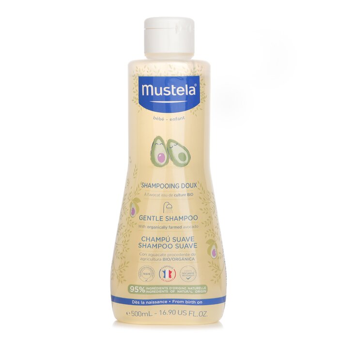 Mustela gentle shampoo with chamomile extract for babies 500ml/16.9oz