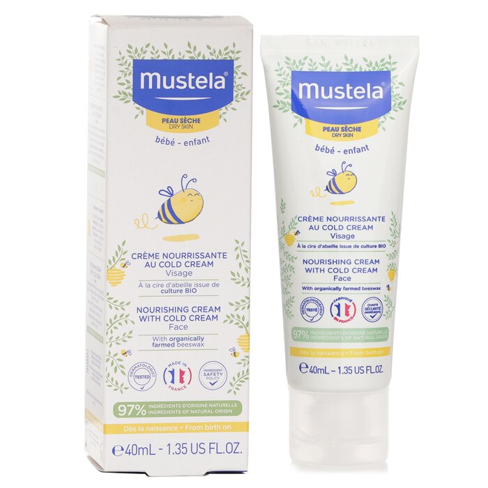 Mustela nourishing cream with cold cream for face 40ml/1.35oz