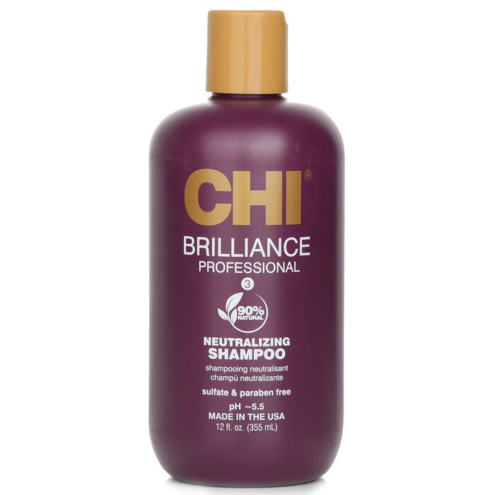Chi Deep Brilliance Neutralizing Shampoo with olive oil and monoi, 355ml/12oz