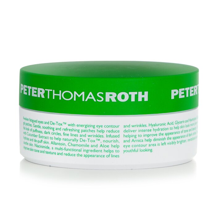 Peter Thomas Roth cucumber de-tox hydra-gel eye patches, 30 pairs